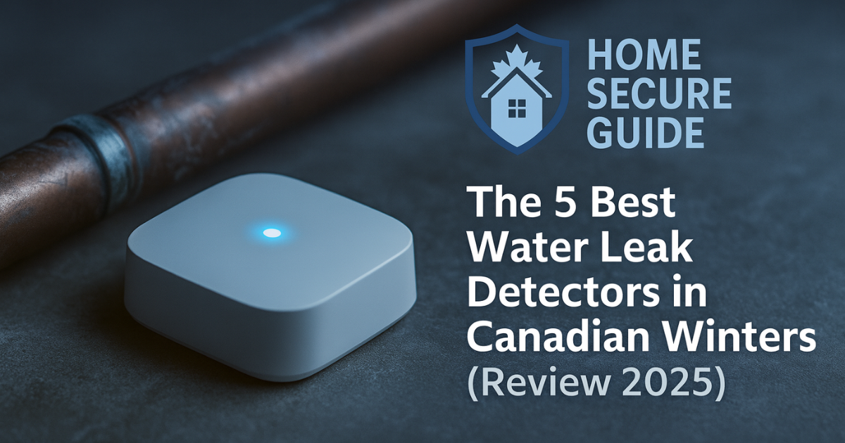 best water leak detectors for Canadian winters